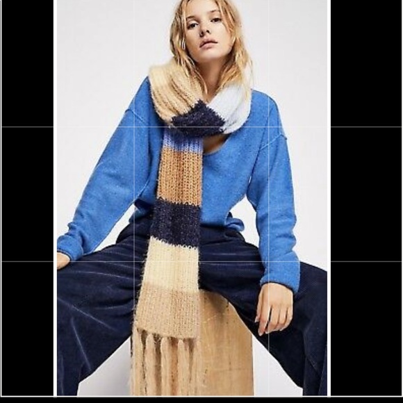 Free People Accessories - Free people knit striped scarf